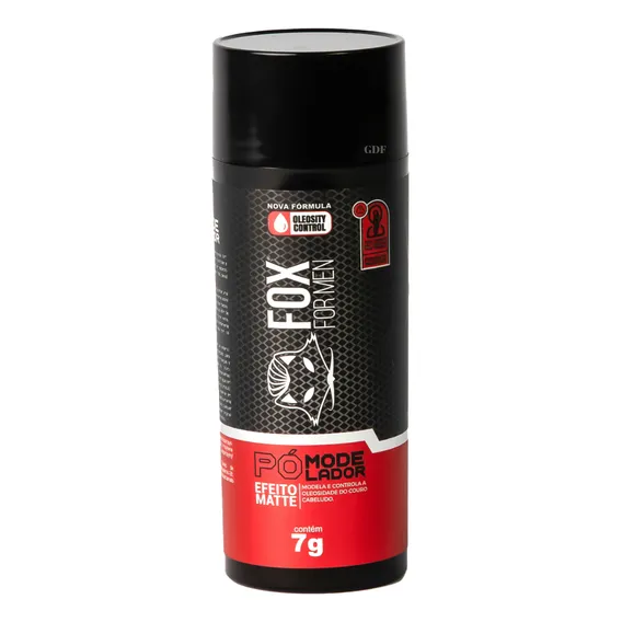 Pomada Em P贸 Masculina Fox For Men Efeito Matte 7g Foto 1