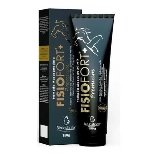 Pomada Massageadora Fisiofort Premium Bio Instinto 150g Foto 1