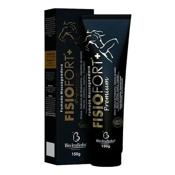 Pomada Massageadora Fisioforte + Premium Bisnaga 150g Foto 1