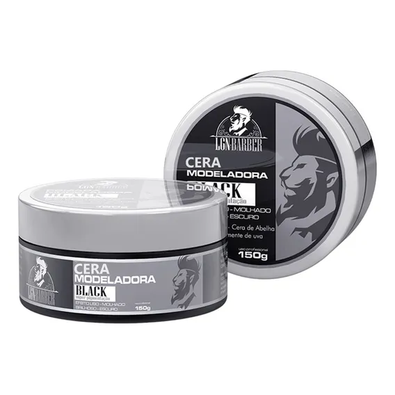 Pomada Modeladora Black 150g- Lgn Barber Foto 1