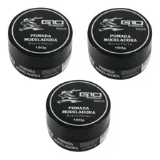 Pomada Modeladora Black G10 Premium 150g 3und. Foto mini 1