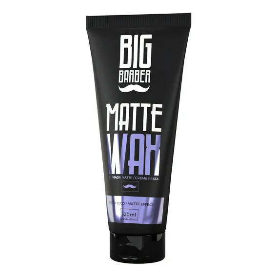 Pomada Modeladora Capilar Matte Wax 120ml Big Barber Foto 1