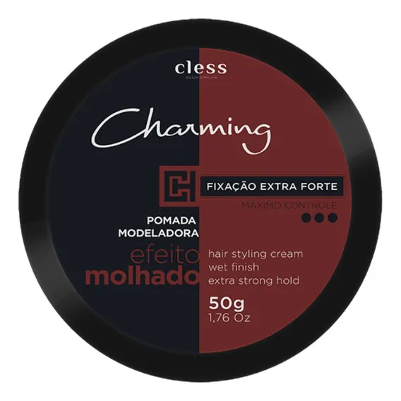 Pomada Modeladora Cless Charming Extra Forte Efeito Molhado Foto 1