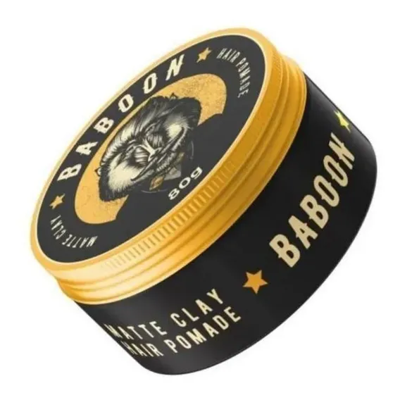 Pomada Modeladora Masculina- Matte Clay Hair Pomade - Baboon Foto 1