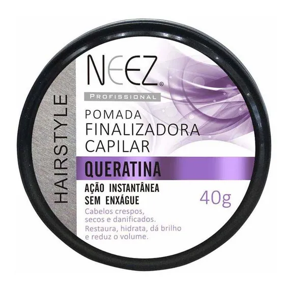 Pomada Neez Finalizadora Capilar Queratina 40g Foto 1