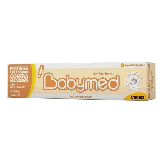 Pomada Para Assadura Babymed Amêndoas 40g - Cimed Foto 1