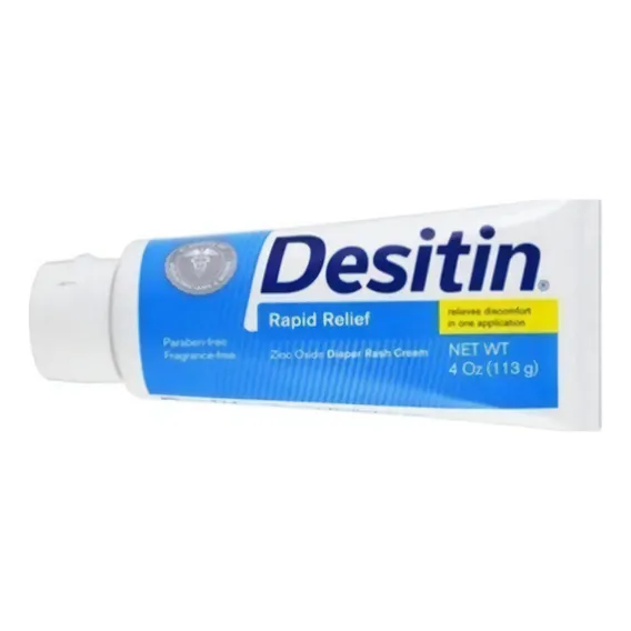 Pomada Para Assadura, Desitin Azul 113g Bisnaga, Johnsons Foto 1