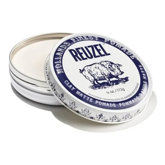 Pomada Para Cabelo Reuzel Clay Matte - 113g Foto 1