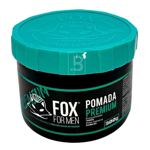 Pomada Premium Finalizador Extra Forte Antifrizz Fox For Man Foto 1