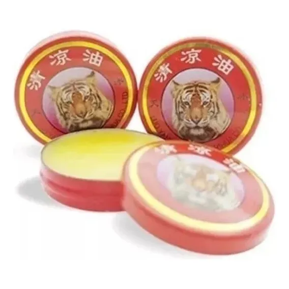 Pomada Tigre Vermelho Chinesa Alívio Dores 3g Foto 1