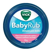 Pomada Vick Babyrub Bálsamo Para Bebês 12g Foto mini 1