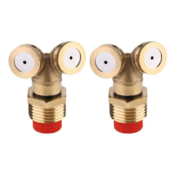 Pomya Pulverizador de Latão AgrÃcola, 2 Peças Bico de Nebulização de Latão Pulverizador de Irrigação de Aspersores de Jardim AgrÃcola Foto 1