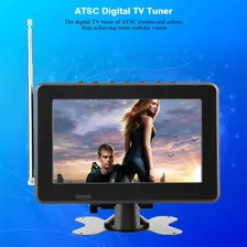 Pomya Tv Digital Para Automóvel, Smart Tv Portátil, Mini Televisão Estéreo, CompatÃvel Com Rádio Fm Cartão Sd/tf Dispositivos Usb Av Vga, Para Automóvel Caravana Camping Ao Ar Livre E Cozinha Foto mini 2