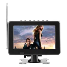 Pomya Tv Digital Para Automóvel, Smart Tv Portátil, Mini Televisão Estéreo, CompatÃvel Com Rádio Fm Cartão Sd/tf Dispositivos Usb Av Vga, Para Automóvel Caravana Camping Ao Ar Livre E Cozinha Foto mini 1