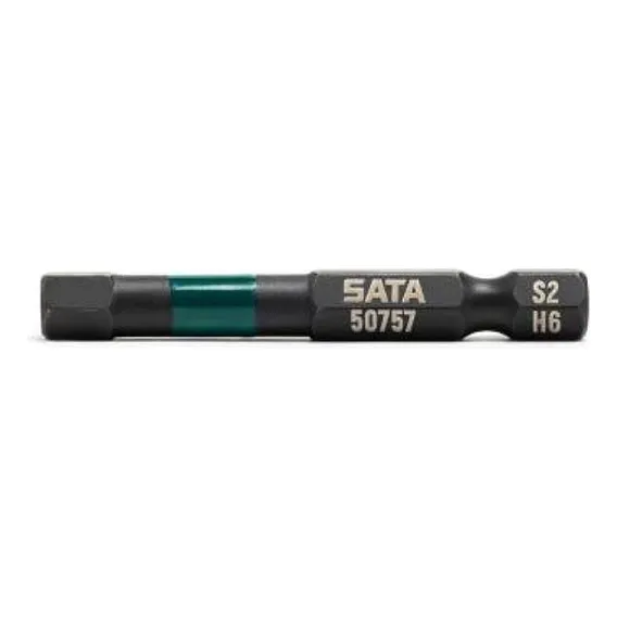 Ponta Bit Impacto Hexagonal 5mm 50mm Com 10 Pçs St59755 Sata Foto 1