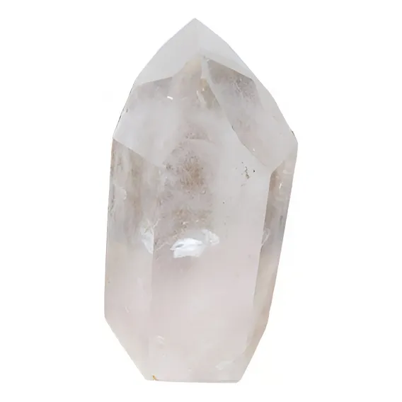 Ponta Cristal Quartzo Transmissor Pedra Natural 19cm Cod1617 Foto 1