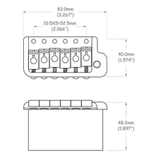 Ponte Completa Tremolo Prs Guitarra Strato Foto mini 3