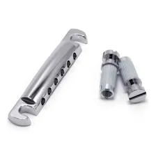 Ponte Fixa Gotoh Cordal Ge101a Cromada Lespaul P Guitarra Cor Cromado Foto mini 2