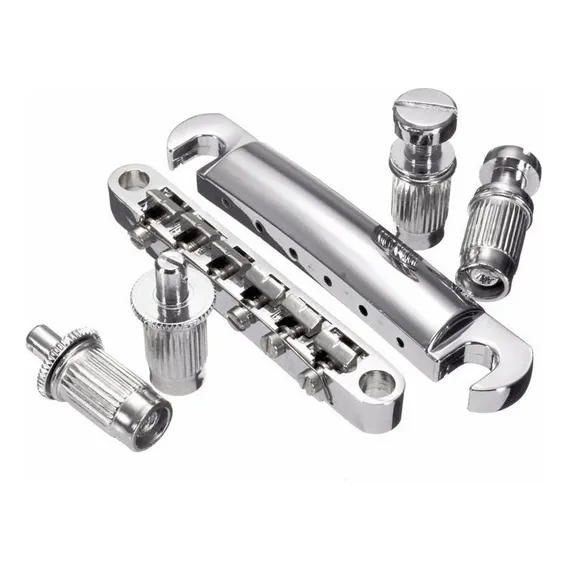 Ponte Guitarra Les Paul Sg Cromada Tune O Matic Kit Completo Foto 1