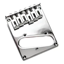 Ponte Para Guitarra Telecaster Spirit Eg14 Cromada 6 Saddles Foto mini 1