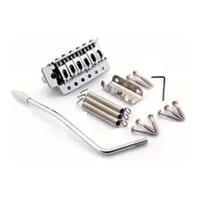 Ponte Stratocaster Strato Com Tremolo Cromado Kit Completo Foto mini 1