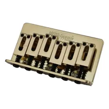Ponte Wilkinson Dourada Tremolo Guitarra Stratocaster Cor Dourado-escuro Foto mini  2