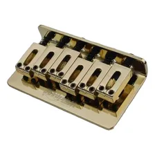 Ponte Wilkinson Dourada Tremolo Guitarra Stratocaster Cor Dourado-escuro Foto  mini 1
