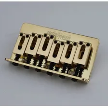 Ponte Wilkinson Dourada Tremolo Guitarra Stratocaster Cor Dourado-escuro Foto mini  3