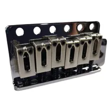 Ponte Wilkinson Stratocaster Luxo Completa Bloco Reforçado Cor Cromado Foto mini 4