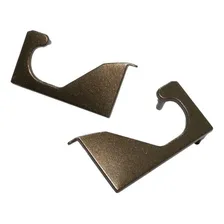 Ponteira Acabamento Perfil Puxador 18 Mm Collegato 6 Pares Cor Bronze Foto  mini 1