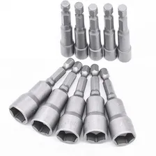 Ponteira Bits Soquete 1/4 (05 Pçs) Para Parafusadeira Foto mini 1