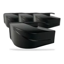 Ponteiras Em Plastico De Estribo Preto Fosco Foto mini 1