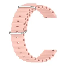 Poolsy pulseira relógio smart compatível oceano cor rosa largura 22 mm Foto  mini 1