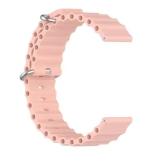 Poolsy pulseira relógio smart compatível oceano cor rosa largura 22 mm Foto mini  2