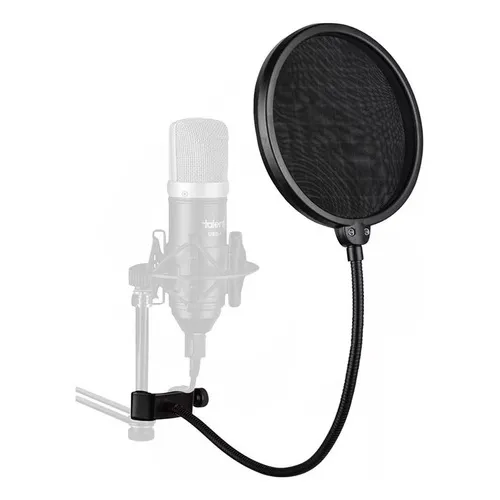 Pop Filter Anti Puff Para Microfone Condensador Studio Foto 1