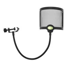 Pop Filter Filtro Suporte Estúdio Microfone Tela Metálica Foto mini  2