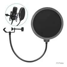 Pop Filter Para Microfone / Filtro Estúdio Studio Foto mini  2