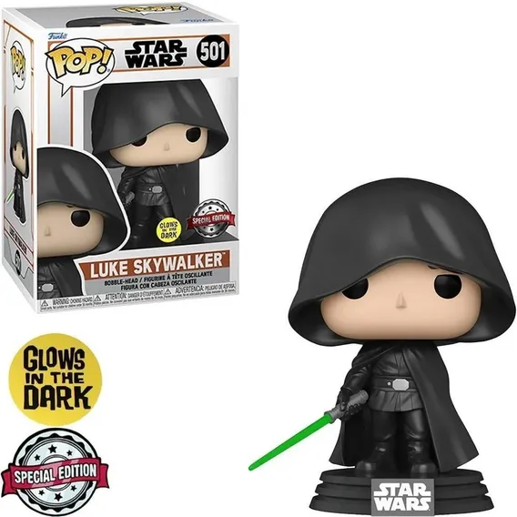 Pop! Funko Luke Skywalker C/ Capuz #501 | Star Wars Foto 1
