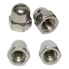 Porca Calota Em Inox 304 - M6 Polido, Kit 30 Unidades Foto mini  3