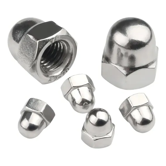 Porca Calota Em Inox 304 - M6 Polido, Kit 30 Unidades Foto 1