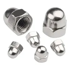Porca Calota Ma M8 - 1.25 Chave 13 Inox 304/a2 200 Peças Foto mini 4