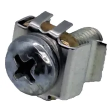 Porca Gaiola Para Rack M5 Com Parafuso 10 Peças Foto mini  2