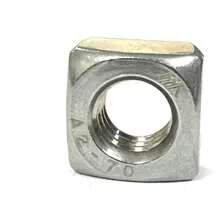Porca Quadrada M6 Inox - 10 Peças Foto mini 1
