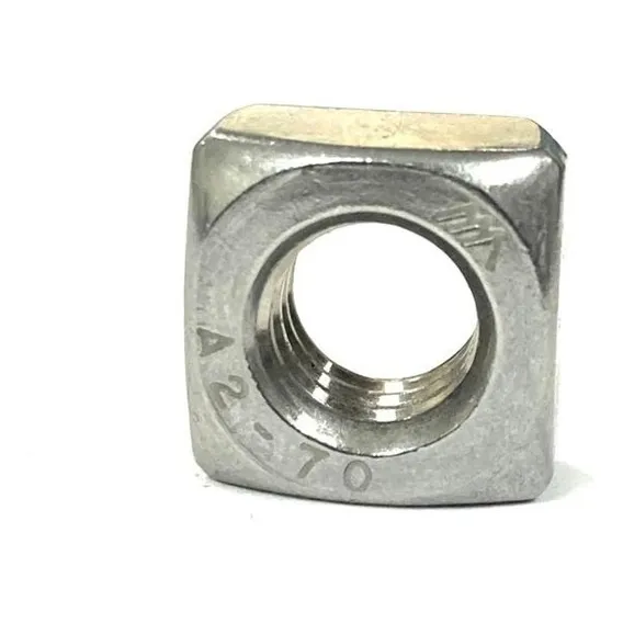 Porca Quadrada M6 Inox - 10 Peças Foto 1