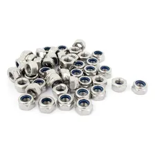 Porca Travante M4 Parlock Com Nylon Inox 304 - 100 Peças Foto mini 3