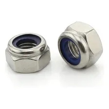 Porca Travante M8 Parlock Com Nylon Inox 304 - 10 Peças Foto mini 1