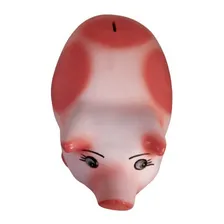 Porquinho Cofre Guardar Moedas Tamanho Porco Gigante Amarelo Foto mini 4