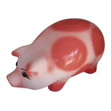 Porquinho Cofre Guardar Moedas Tamanho Porco Gigante Amarelo Foto mini  2