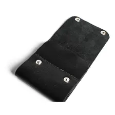 Porta 8 Cartoes Memoria Couro Photopro Cartao Sd Card Cor Preto Foto mini 2