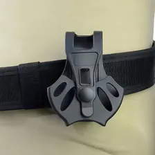 Porta Algemas Com Passador De Cinto Tático Militar Polícia Cor Preto Foto mini 4